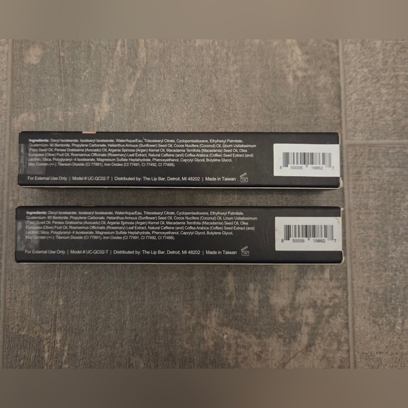 Set of 2 New The Lip Bar Quick Conceal Caffeine Concealer Mocha - Picture 3 of 6